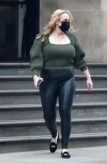 REBEL WILSON Leaves Her Hotel in London 03/24/2021