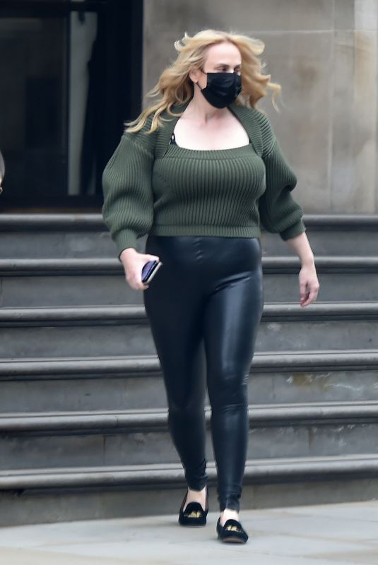 REBEL WILSON Leaves Her Hotel in London 03/24/2021