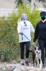 REESE WITHERSPOON and AVA PHILLIPPE Out Hiking in Brentwood 03/22/2021