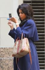 REGINA HALL on the Set of Black Monday in Los Angeles 03/24/2021