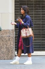 REGINA HALL on the Set of Black Monday in Los Angeles 03/24/2021