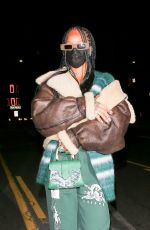 RIHANNA Arrives at Giorgio Baldi in Santa Monica 03/11/2021