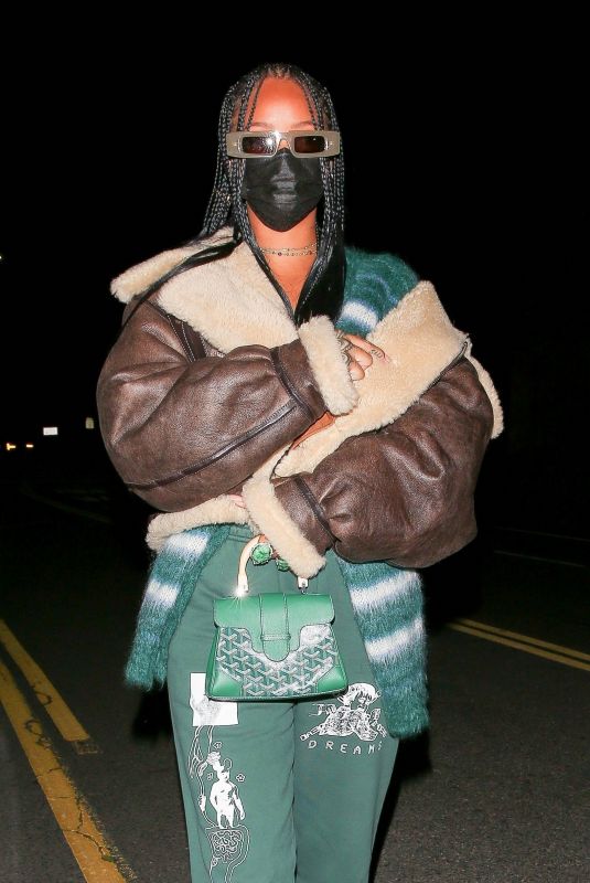 RIHANNA Arrives at Giorgio Baldi in Santa Monica 03/11/2021