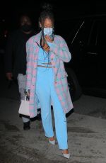 RIHANNA Arrives at Giorgio Baldi in Santa Monica 03/19/2021