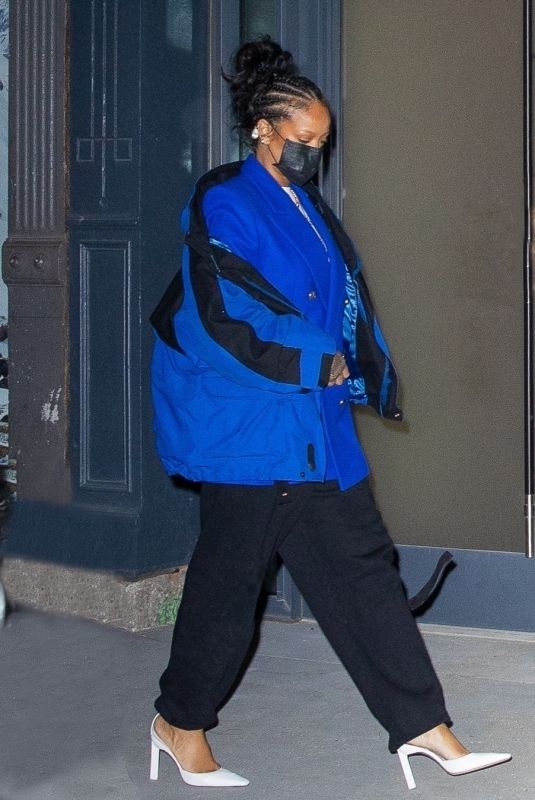 RIHANNA Leaves Pastis in New York 03/05/2021