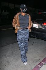 RIHANNA Out for Dinner at Giorgio Baldi in Santa Monica 03/09/2021