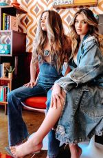 RILEY and MADS LEWIS at a Photoshoot, March 2021