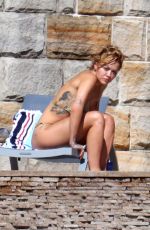 RITA ORA in Bikini at a Pool in Sydney 03/31/2021