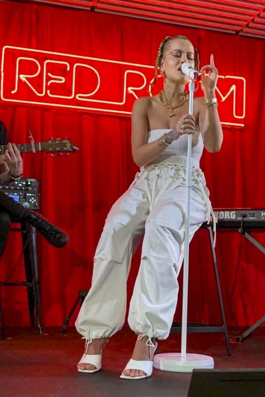 RITA ORA Performs at Nova Red Room in Sydney 03/18/2021