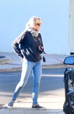 ROBIN WRIGHT and Clement Giraudet Out with Their Dogs in Brentwood 03/05/2021