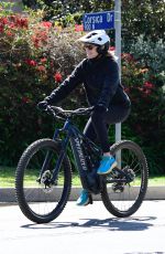 ROBIN WRIGHT Out for a Bike Ride in Brentwood 03/21/2021