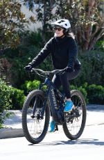 ROBIN WRIGHT Out for a Bike Ride in Brentwood 03/21/2021