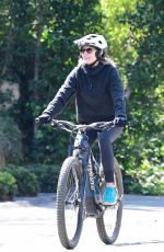 ROBIN WRIGHT Out for a Bike Ride in Brentwood 03/21/2021