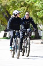 ROBIN WRIGHT Out for a Bike Ride in Brentwood 03/21/2021