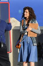 ROSE BYRNE on the Set of Physical in Los Angeles 03/09/2021