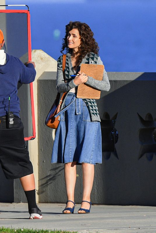 ROSE BYRNE on the Set of Physical in Los Angeles 03/09/2021