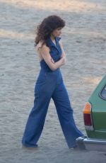 ROSE BYRNE on the Set of Physical in San Pedro Beach 03/01/2021