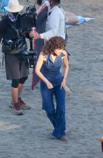ROSE BYRNE on the Set of Physical in San Pedro Beach 03/01/2021