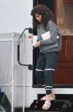 ROSE BYRNE on the Set of Physical in Santa Monica 03/19/2021