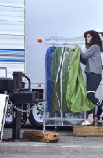 ROSE BYRNE on the Set of Physical in Santa Monica 03/19/2021