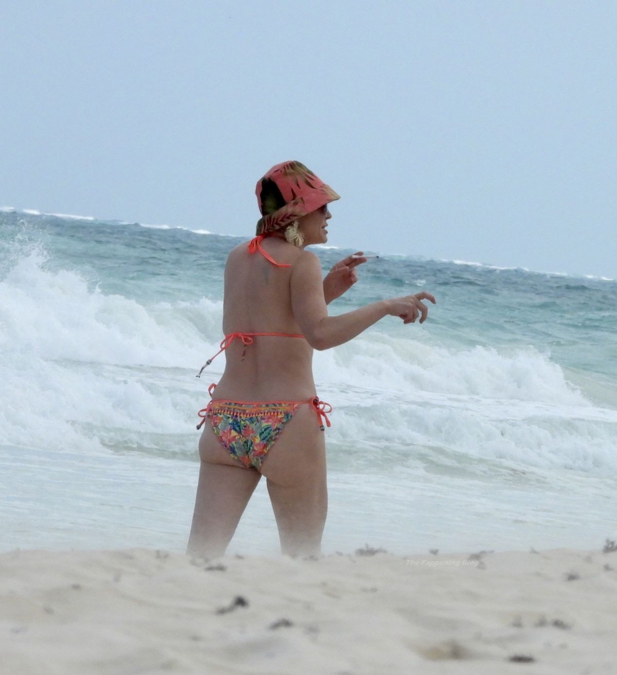 ROSE MCGOWAN in Bikini at a Beach in Mexico 03/23/2021.
