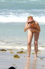 ROSE MCGOWAN in Bikini at a Beach in Mexico 03/23/2021