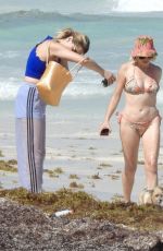 ROSE MCGOWAN in Bikini at a Beach in Mexico 03/23/2021