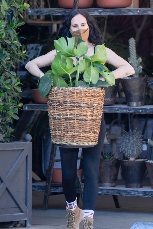 RUMER WILLIS Buys Plants and Garden Accessories in Los Angeles 03/26/2021