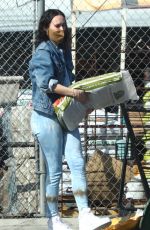 RUMER WILLIS in Double Denim Out in Los Angeles 03/08/2021
