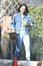 RUMER WILLIS in Double Denim Out in Los Angeles 03/08/2021