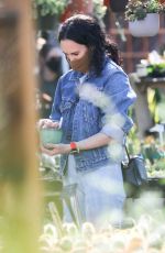 RUMER WILLIS in Double Denim Out in Los Angeles 03/08/2021
