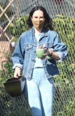RUMER WILLIS in Double Denim Out in Los Angeles 03/08/2021