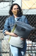 RUMER WILLIS in Double Denim Out in Los Angeles 03/08/2021