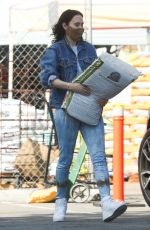 RUMER WILLIS in Double Denim Out in Los Angeles 03/08/2021