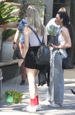 RUMER WILLIS Shopping at a Plant Nursery in Los Angeles 03/27/2021