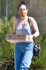 RUMER WILLIS Shopping for Flowers at Rolling Greens Nursery in Los Angeles 03/05/2021