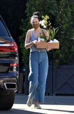 RUMER WILLIS Shopping for Flowers at Rolling Greens Nursery in Los Angeles 03/05/2021