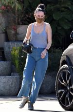 RUMER WILLIS Shopping for Flowers at Rolling Greens Nursery in Los Angeles 03/05/2021