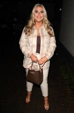 SAFFRON LEMPRIERE on the Set of The Only Way is Essex 03/20/2021