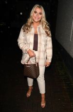 SAFFRON LEMPRIERE on the Set of The Only Way is Essex 03/20/2021