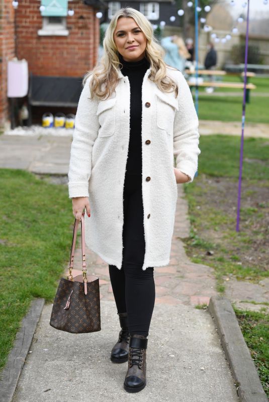 SAFFRON LEMPRIERE on the Set of The Only Way is Essex 03/23/2021
