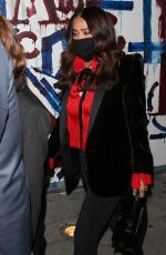 SALMA HAYEK Leaves Craig
