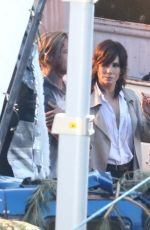 SANDRA BULLOCK on the Set of Bullet Train in Los Angeles 03/04/2021