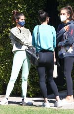 SARA SAMPAIO and RUMER WILLIS Heading to Pilates Class in West Hollywood 03/09/2021