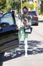 SARA SAMPAIO and RUMER WILLIS Heading to Pilates Class in West Hollywood 03/09/2021