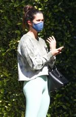 SARA SAMPAIO and RUMER WILLIS Heading to Pilates Class in West Hollywood 03/09/2021