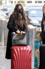 SARA SAMPAIO Arrives at LAX Airport in Los Angeles 03/18/2021
