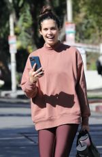 SARA SAMPAIO Leaves Pilates Class in Los Angeles 03/11/2021