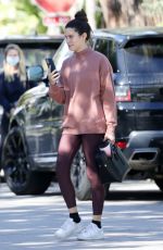 SARA SAMPAIO Leaves Pilates Class in Los Angeles 03/11/2021