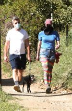 SARAH SILVERMAN and Rory Albanese Out Hiking in Los Feliz 03/30/2021